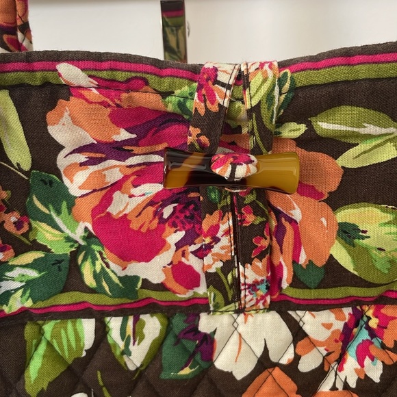 Vera Bradley Floral Tote Bag - Picture 4 of 11